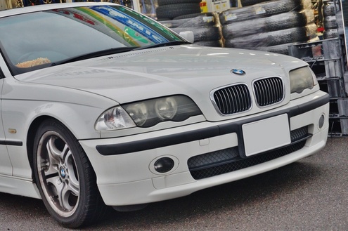 BMW 3シリーズ E46のローダウン(H＆R スポーツスプリングと